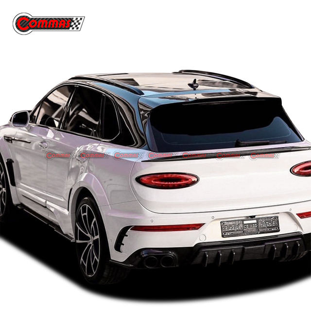 Spoiler de telhado de janela traseira Mansory para Bentley Bentayga 2022