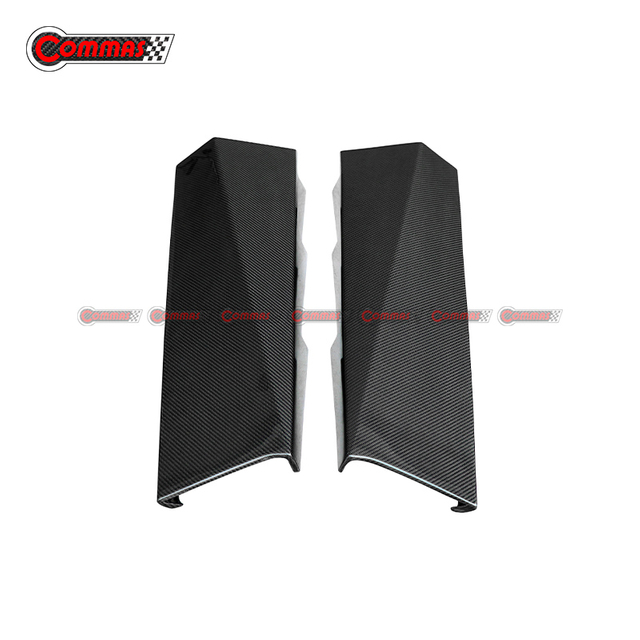 Novitec estilo fibra de carbono traseira tampa do tronco do motor tiras de ventilação de entrada de ar guarnição para lamborghini aventador lp700