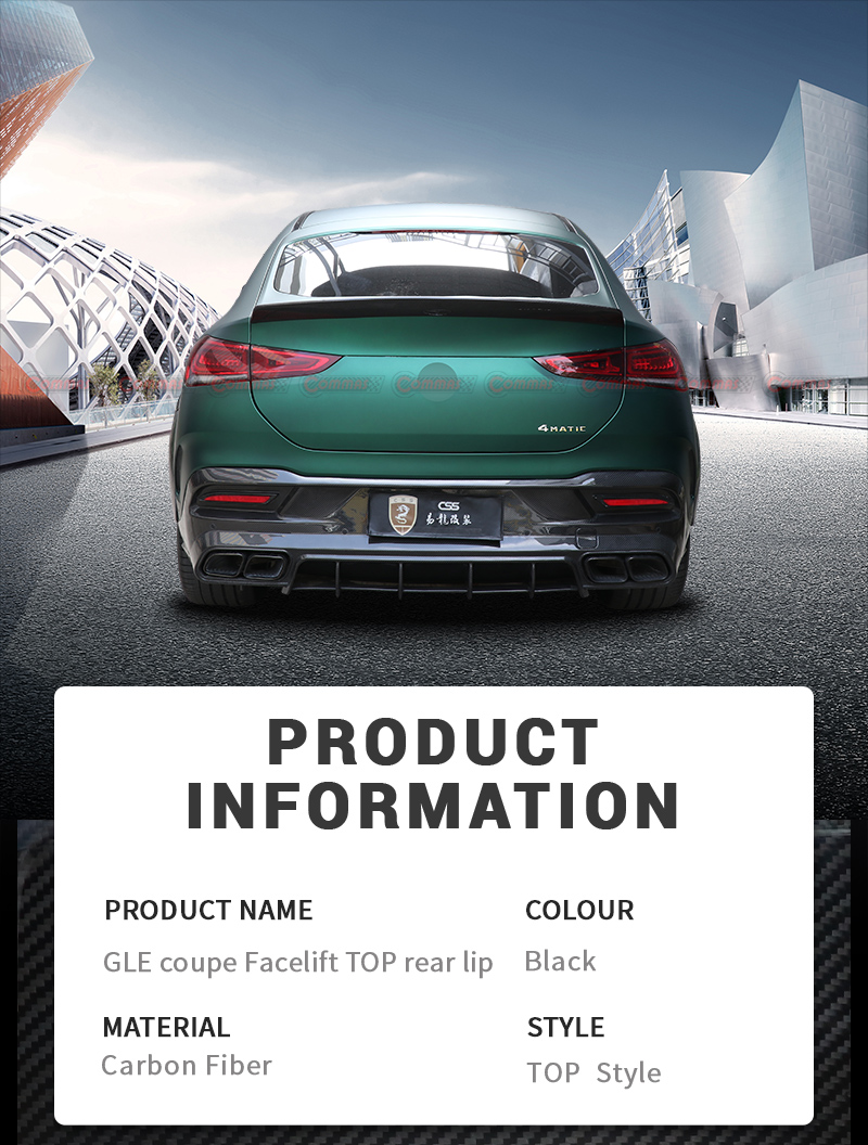 difusor traseiro topcar para mercedes benz gle