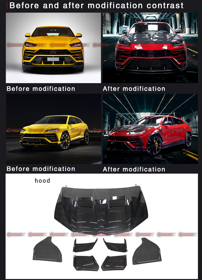 tampa do motor estilo topcar lambroghini urus