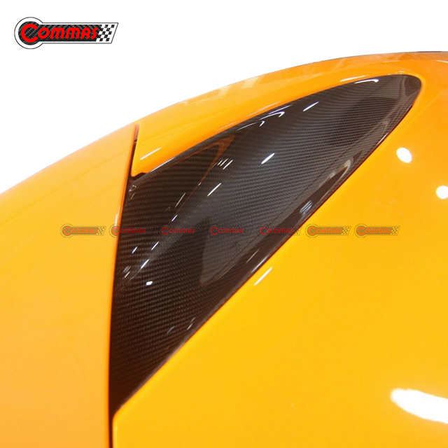 Cobertura da entrada de ar traseira de fibra de carbono para Mclaren 720S