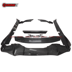 Kit de corpo de saias laterais de fibra de carbono estilo DMC para Lambroghini Huracan