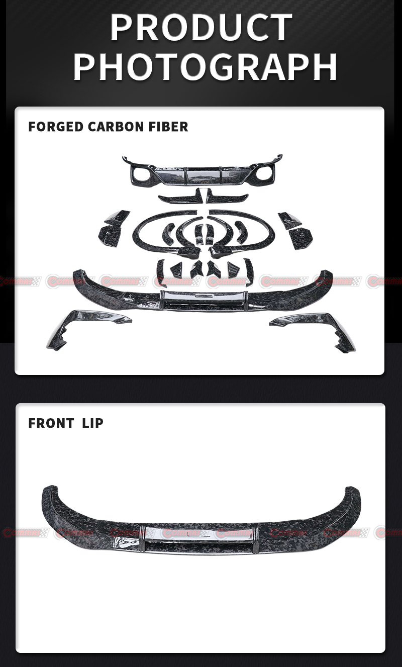 Kit de carroceria em fibra de carbono forjada Audi RSQ8