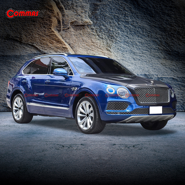 Estrutura da grade frontal Mansory de fibra de carbono para Bentley Bentayga