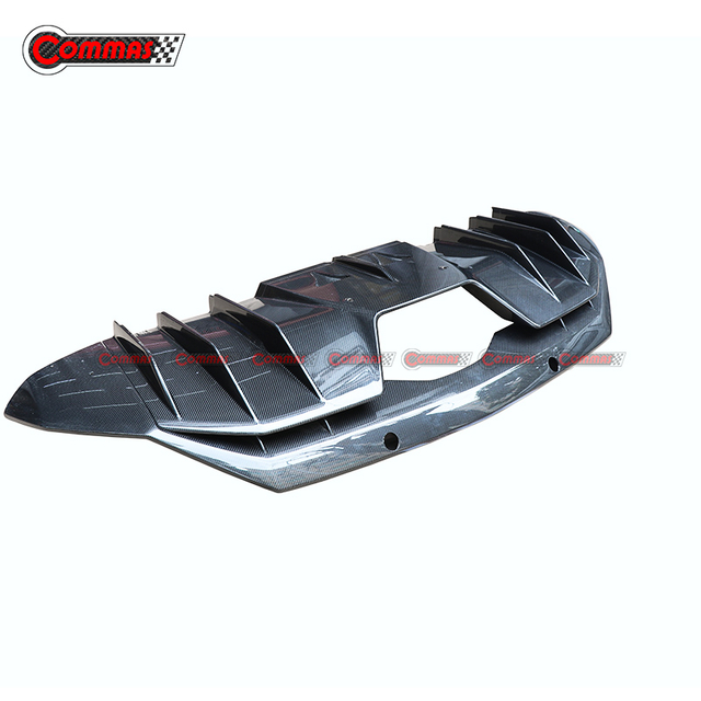 Lábio difusor traseiro de fibra de carbono estilo OEM para Lamborghini Aventador LP740