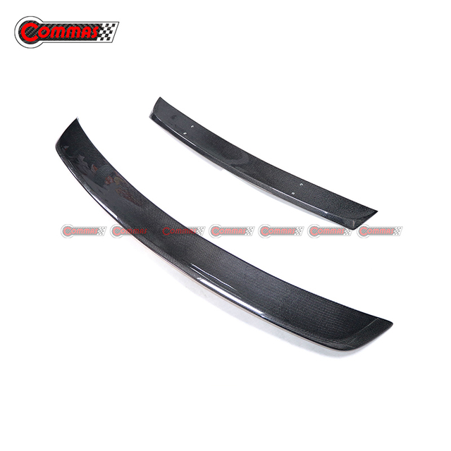 Spoiler duplo traseiro de fibra de carbono estilo Mansory para Bentley GT Continental 2012-2015