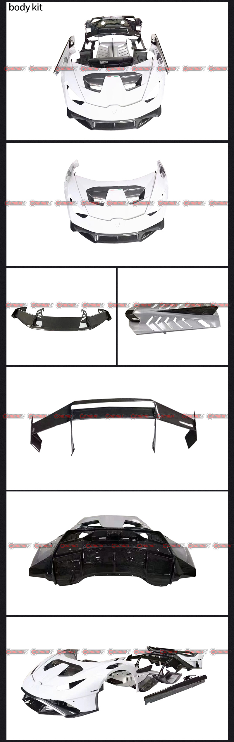 kit de corpo lambroghini huracan