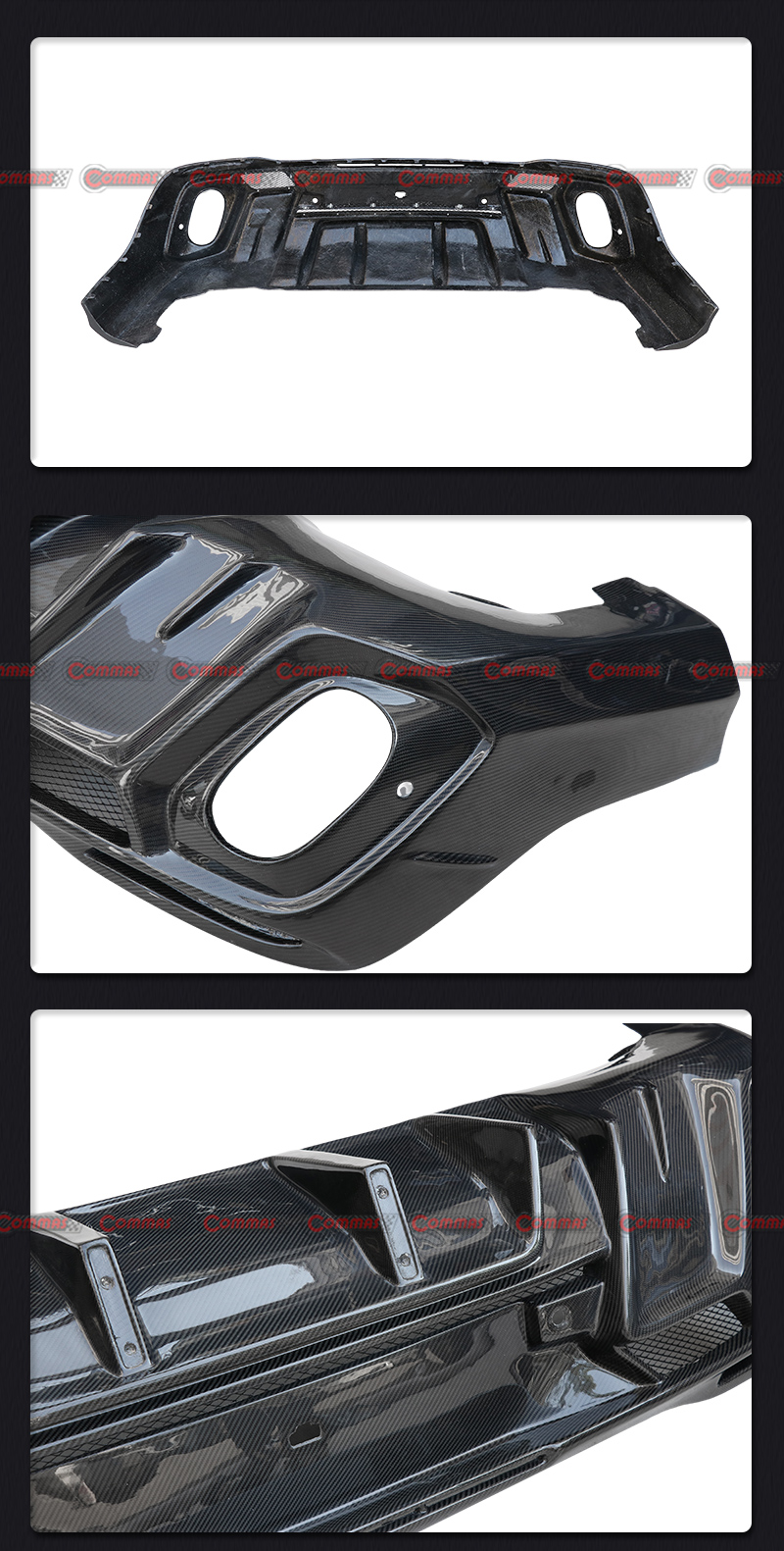 mercedes benz gle larte difusor traseiro