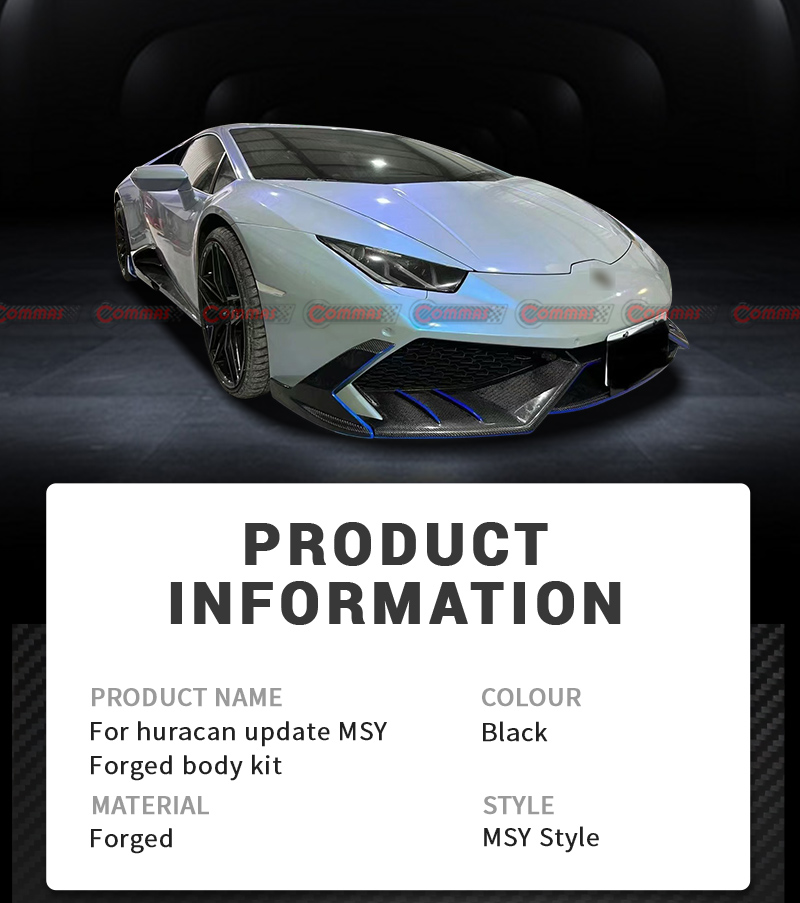Kit de carroceria Lamborghini Huracan Lp610