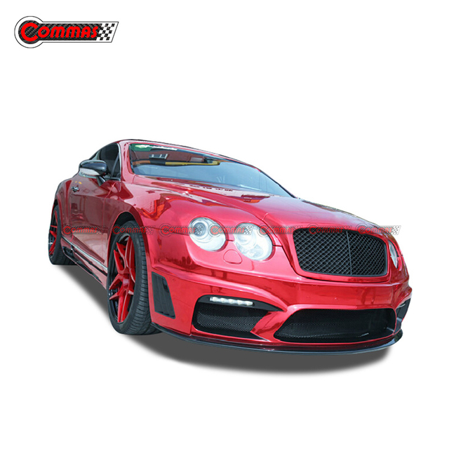 Kit de corpo pequeno de fibra de vidro estilo Wald para Bentley Continental GT 2008-2011